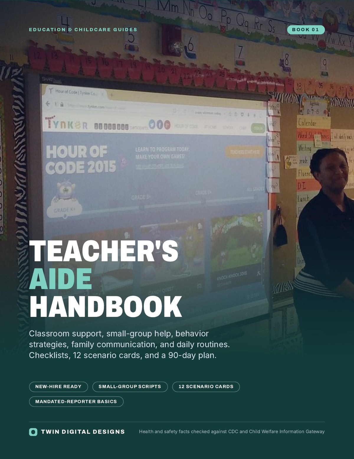 Teacher's Aide Handbook: Classroom Support, Behavior Help, and Teamwork - ebook cover