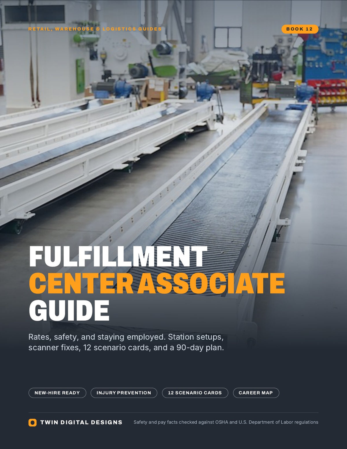 Fulfillment Center Associate Guide: Rates, Safety, and Staying Employed - ebook cover