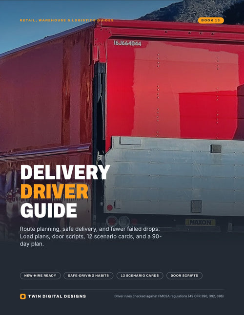 Delivery Driver Guide: Route Planning, Safe Delivery, and Fewer Failed Drops - ebook cover