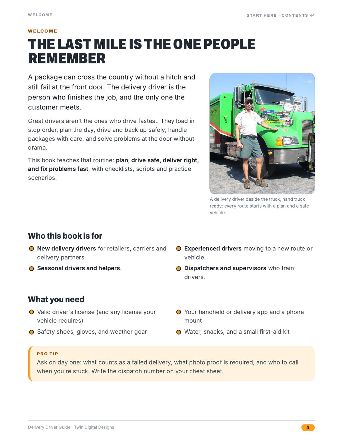 Delivery Driver Guide: Route Planning, Safe Delivery, and Fewer Failed Drops - inside page 4