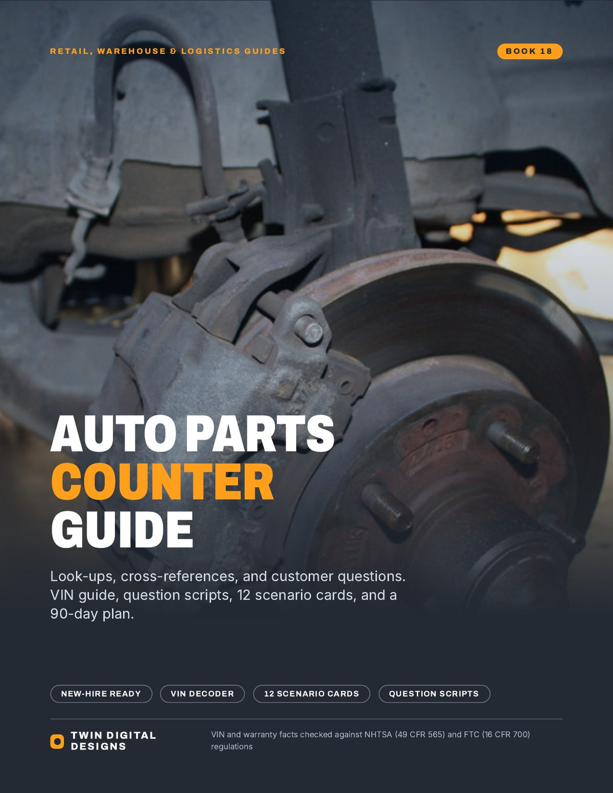 Auto Parts Counter Guide: Look-Ups, Cross-References, and Customer Questions - ebook cover