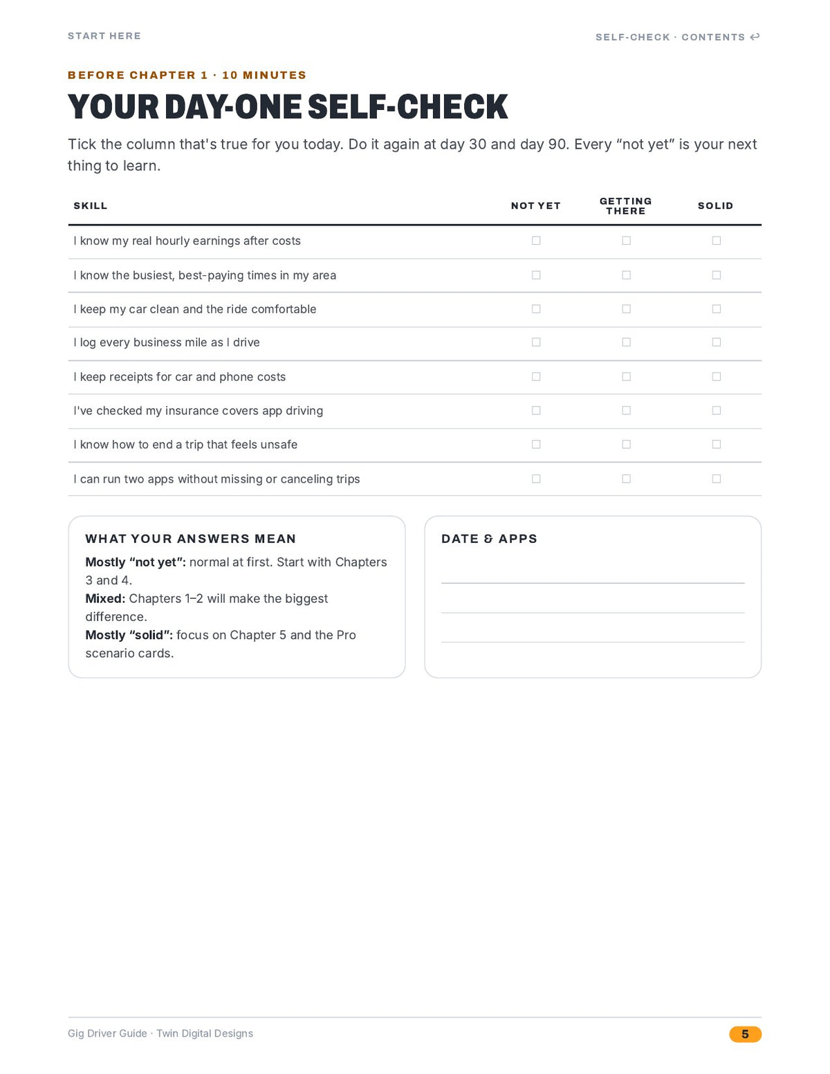 Gig Driver Guide: Earn More, Drive Smarter, and Track Your Expenses - inside page 5