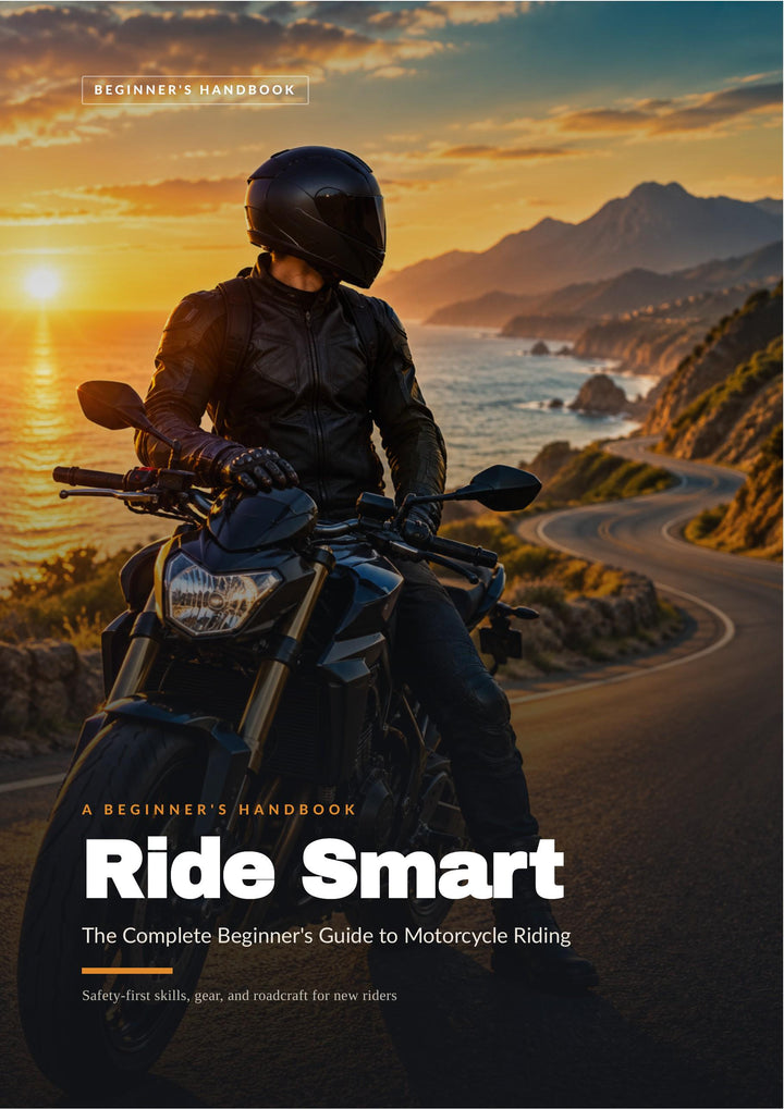 Ride Smart beginner motorcycle guide cover